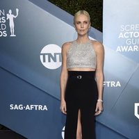 Charlize Theron on the red carpet of the SAG Awards 2020