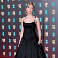 Saoirse Ronan on the red carpet at the 2020 BAFTAs