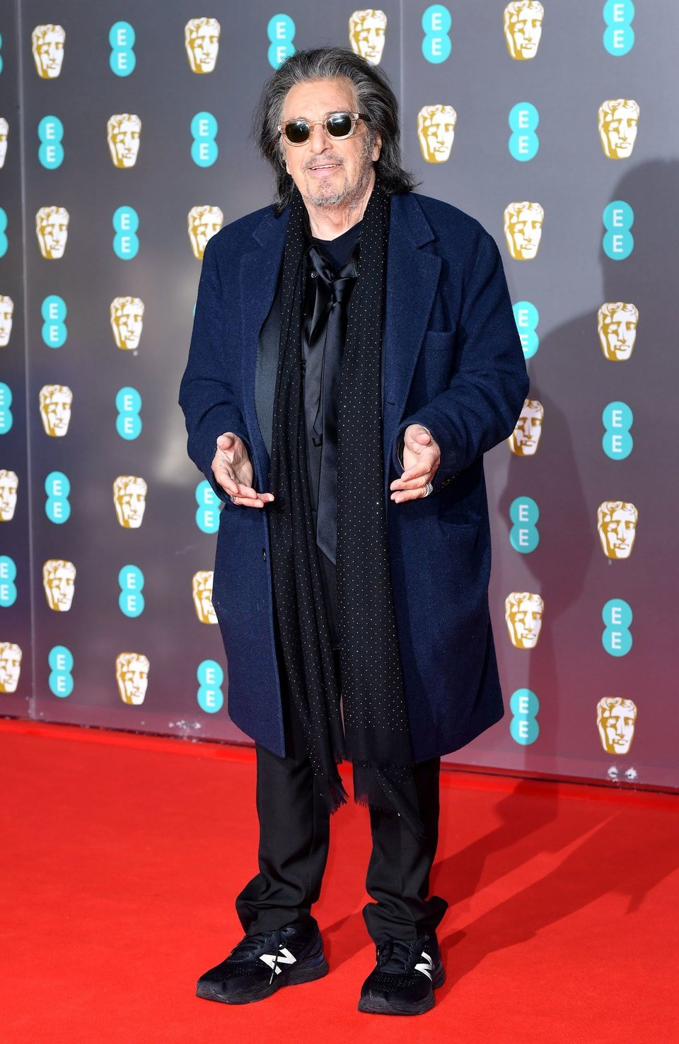 Al Pacino on the red carpet at the 2020 BAFTAs