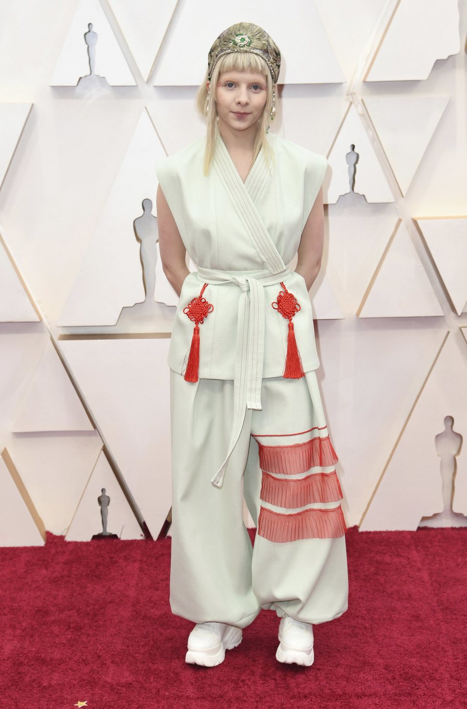 AURORA at the red carpet of the 2020 Oscar Awards