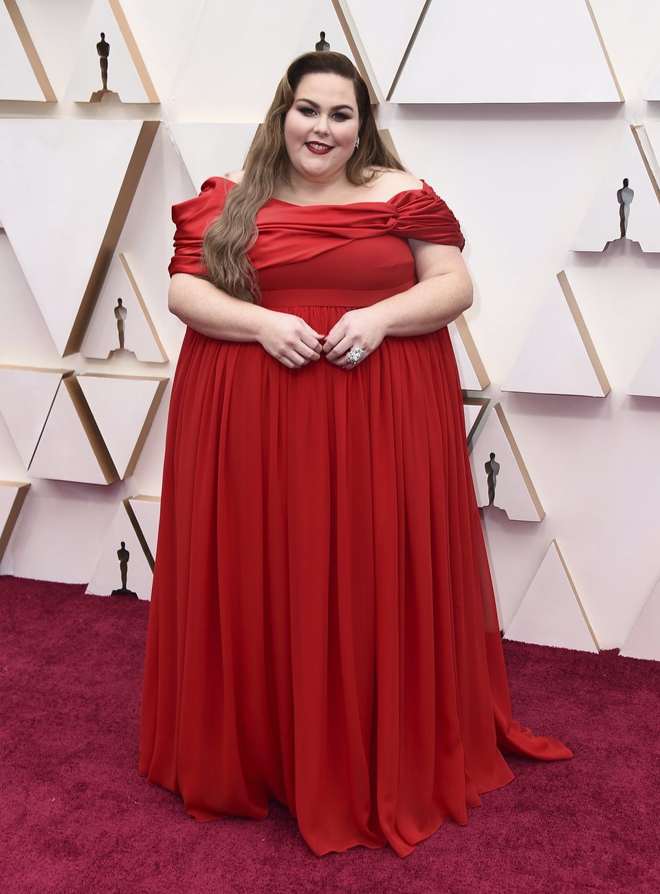 Chrissy Metz at the Oscars 2020 red carpet