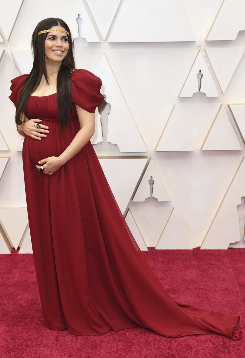 America Ferrera at the red carpet of the 2020 Oscar Awards