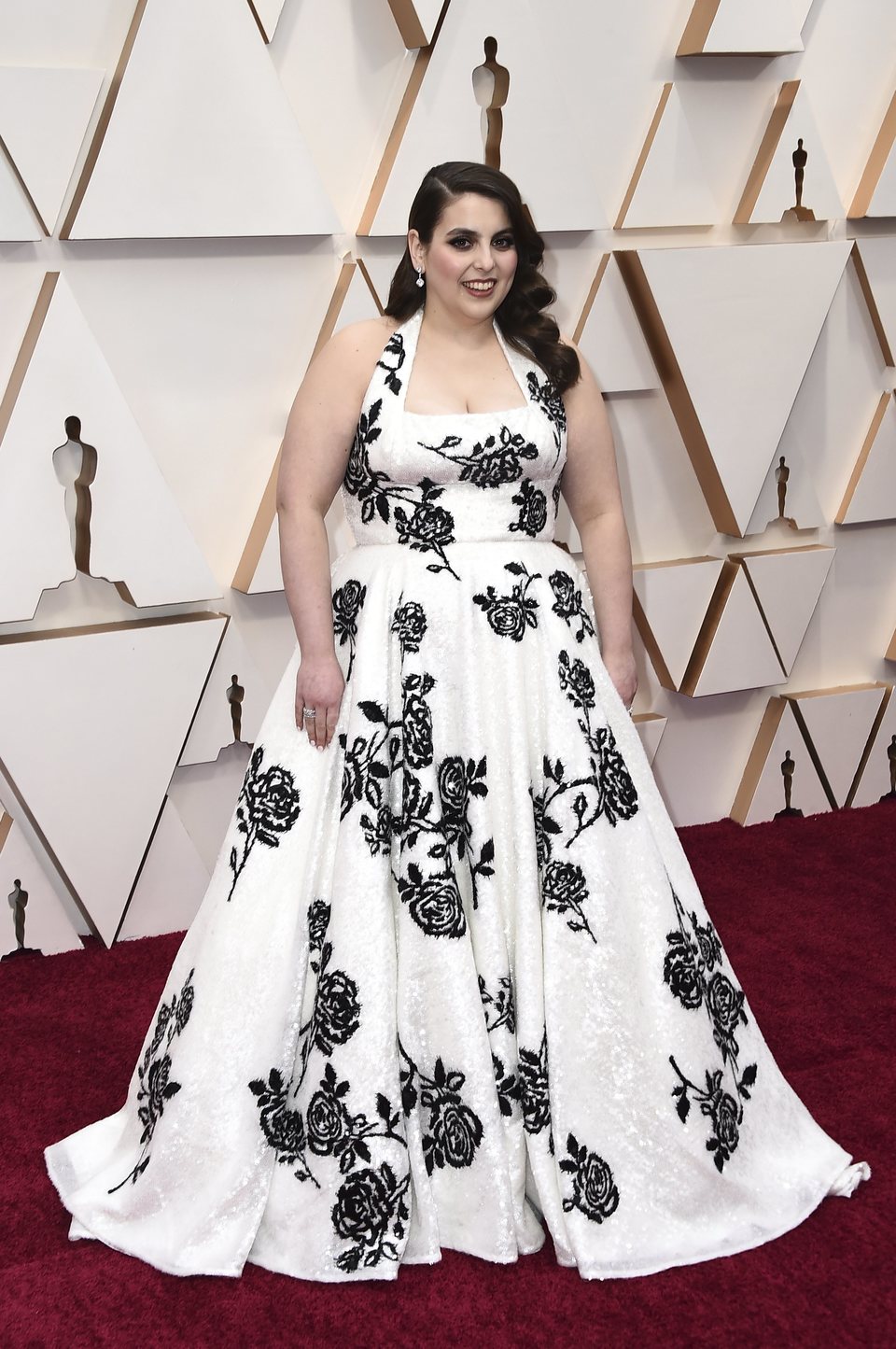 Beanie Feldstein at the 2020 Oscar red carpet