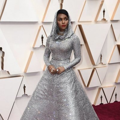 Janelle Monae at the red carpet of the Oscars 2020