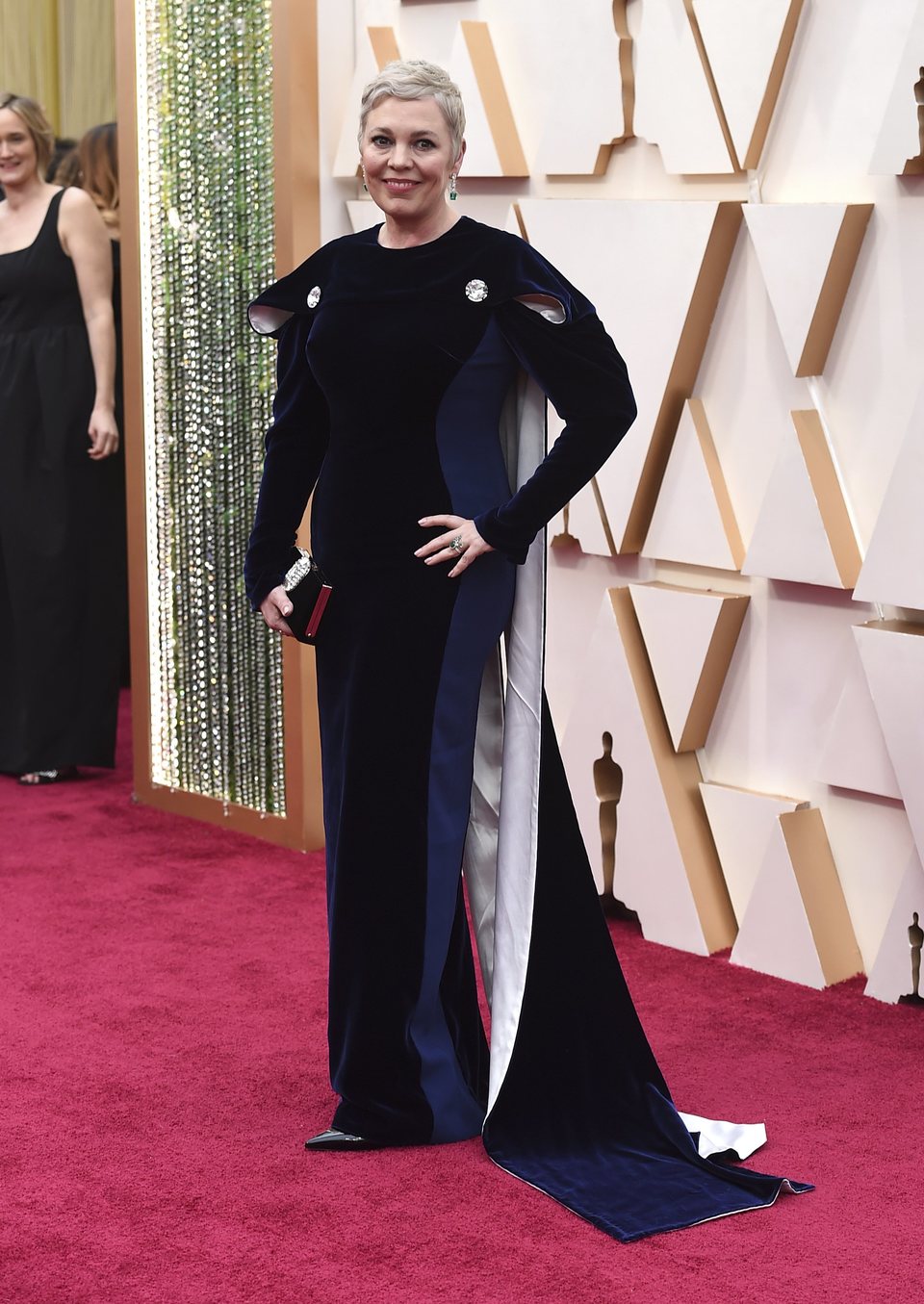 Olivia Colman at the 2020 Oscar red carpet