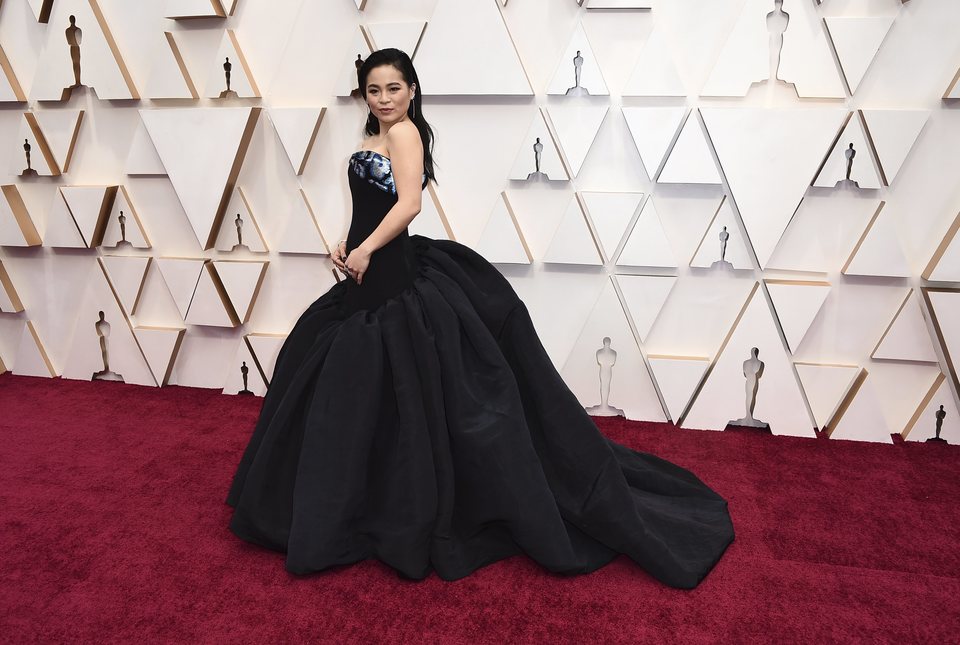 Kelly Marie Tran at the red carpet of the Oscars 2020