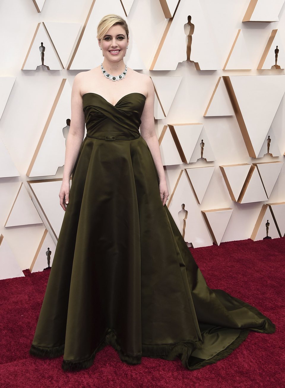 Greta Gerwig at the Oscar 2020 red carpet