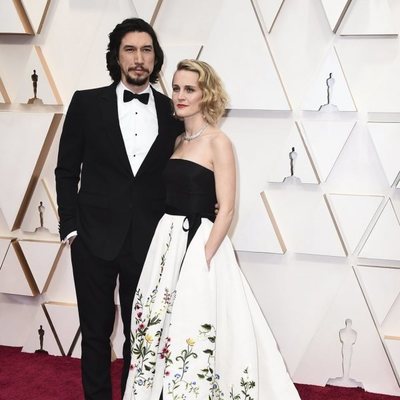 Adam Driver on the red carpet at the 2020 Oscar Awards