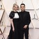 Rami Malek y Lucy Boynton on the red carpet at the 2020 Oscar Awards