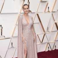 Brie Larson on the red carpet at the 2020 Oscar Awards