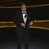 Taika Waititi receives the Oscar for Best Adapted Screenplay for 'Jojo Rabbit'