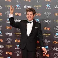 Pedro Casablanc at the red carpet of the 35th edition of the Goya Awards 