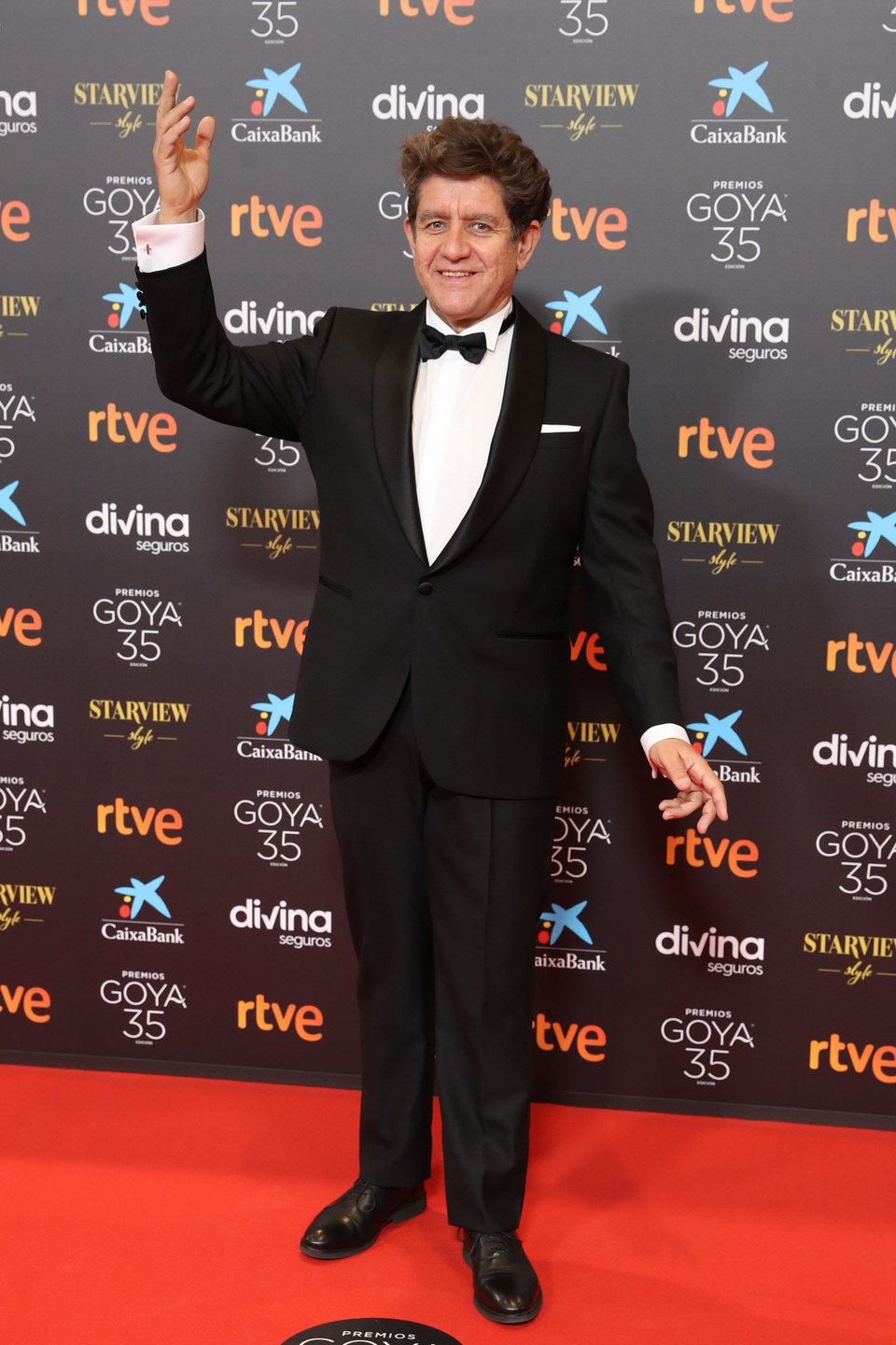 Pedro Casablanc at the red carpet of the 35th edition of the Goya Awards 