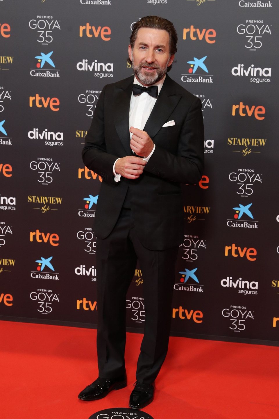 Antonio de la Torre at the red carpet of the 35th edition of the Goya Awards