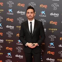 J.A. Bayona at the Goya 2021 red carpet