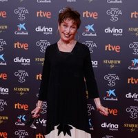 Verónica Forqué at the red carpet of the 35th edition of the Goya Awards