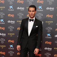 Jon Kortajarena at the red carpet of the 35th edition of the Goya Awards