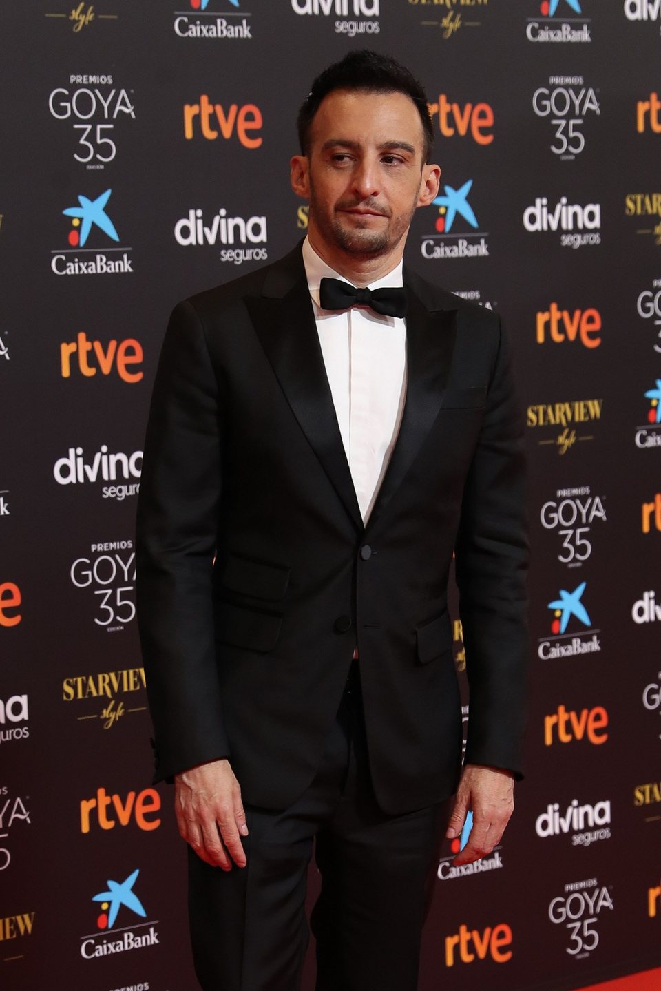 Alejandro Amenábar at the red carpet of the 35th edition of the Goya Awards