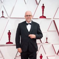 Mark Coulier at the Oscars 2021 red carpet