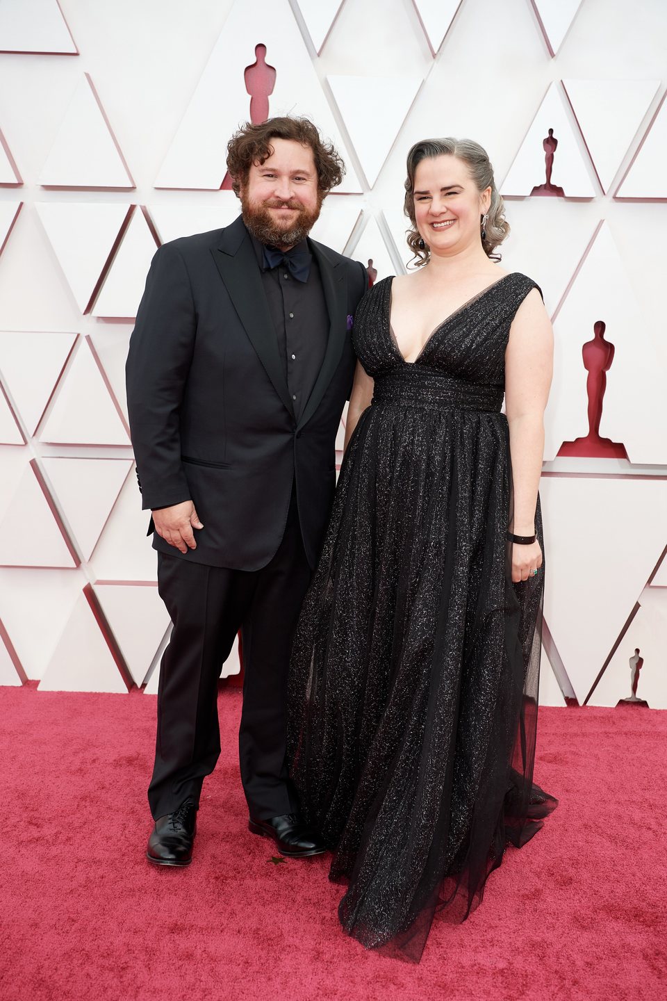 Michael Govier at the Oscars 2021 red carpet