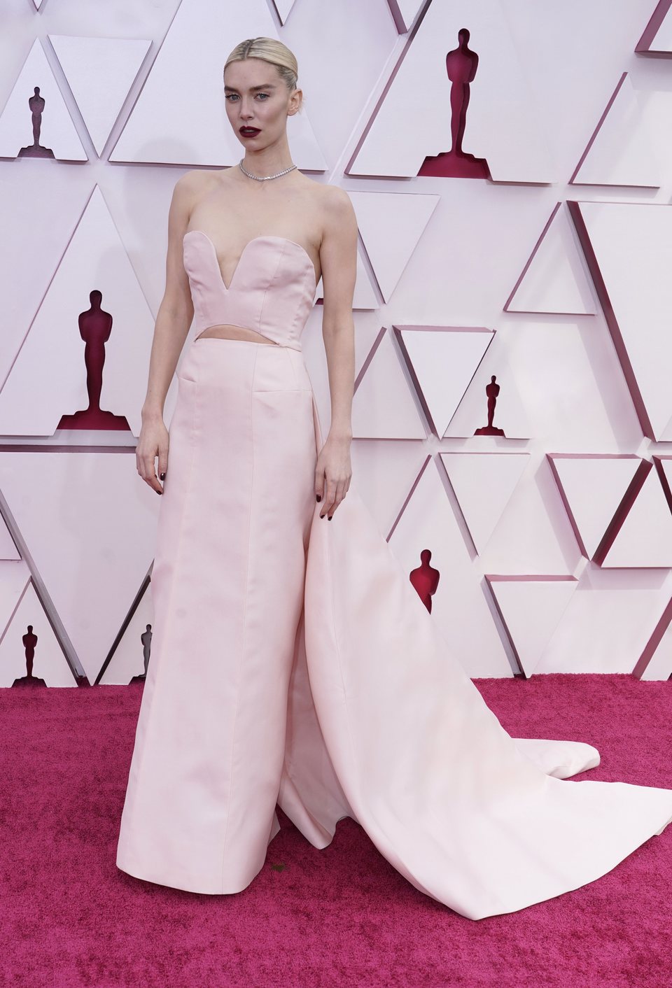 Vanessa Kirby at the Oscars 2021 red carpet