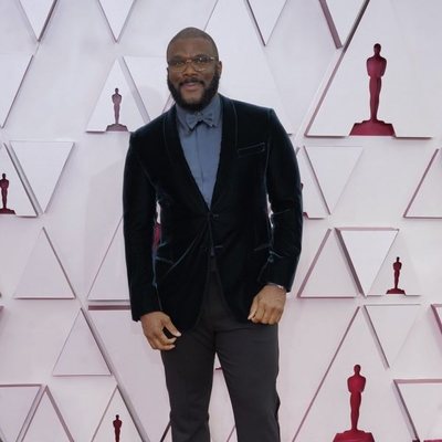 Tyler Perry at the Oscars 2021 red carpet