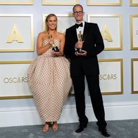 Dana Murray and Pete Docter, winners of the Oscar 2021 for the best animated feature