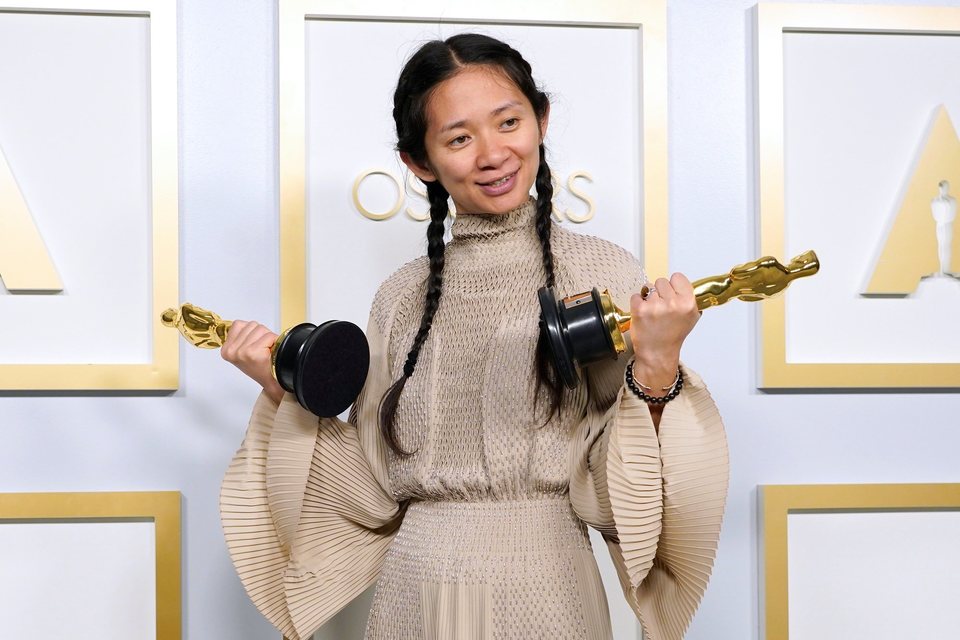 Chloé Zhao 2021 winner of the Best Directing Oscar for 'Nomadland'