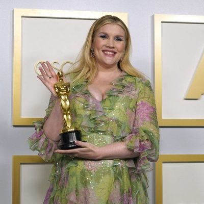 Emerald Fennell 2021 winner of the Best Original Screenplay Oscar for 'Promising Young Women'