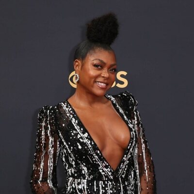 Taraji P. Henson at the Emmy's 2021 red carpet