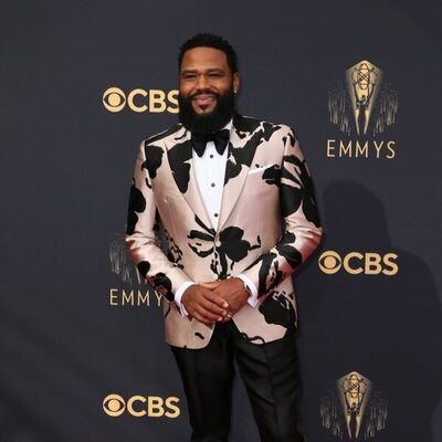 Anthony Anderson at the Emmy's 2021 red carpet