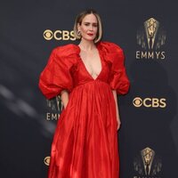 Sarah Paulson at the Emmy's 2021 red carpet