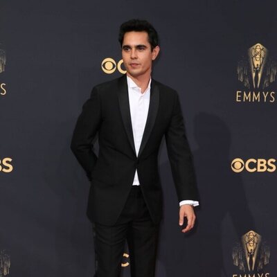 Max Minghella at the Emmy's 2021 red carpet