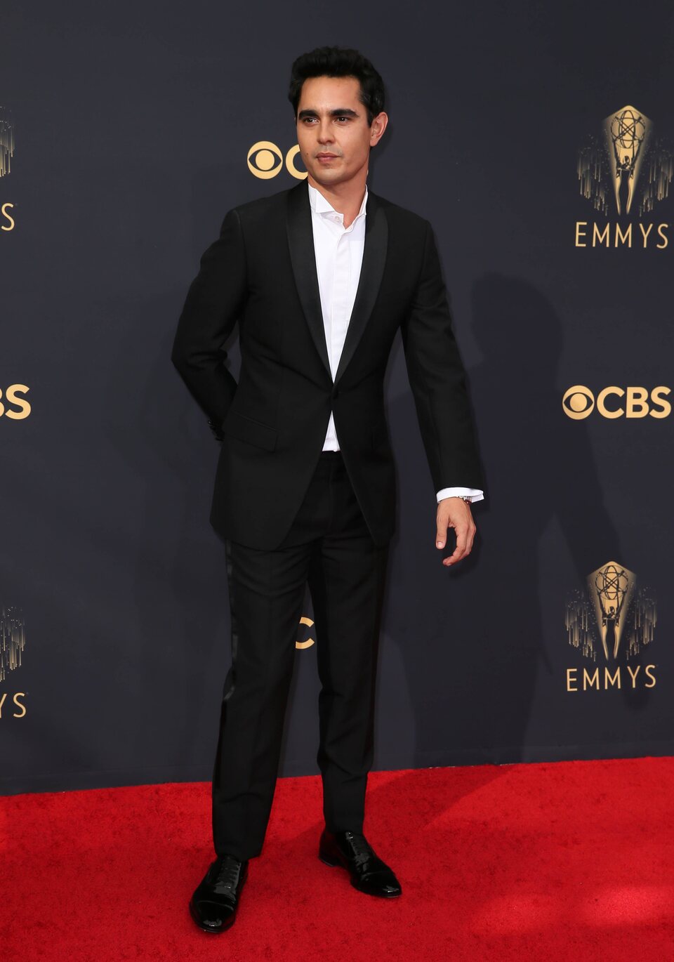 Max Minghella at the Emmy's 2021 red carpet