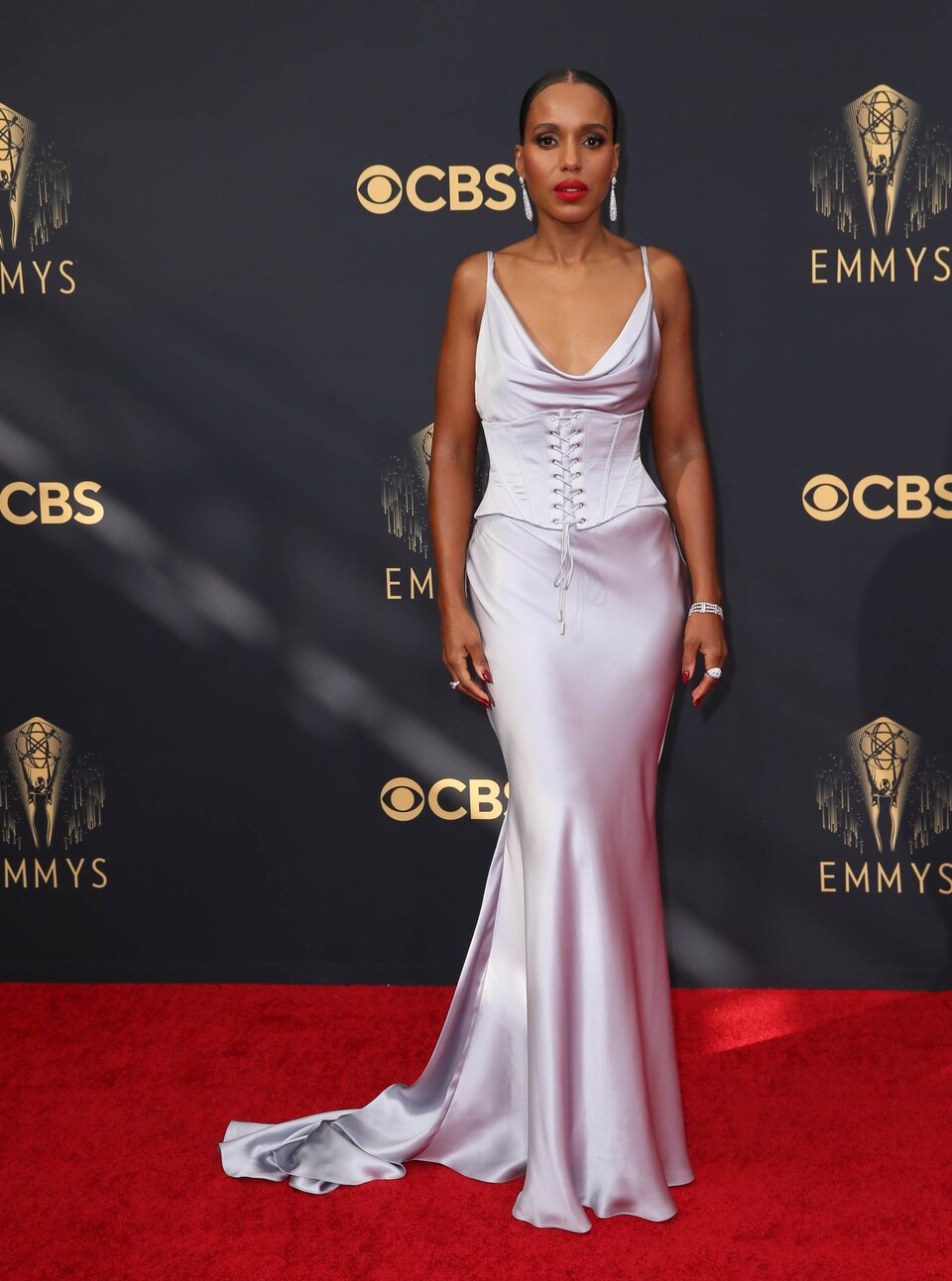 Kerry Washington at the Emmy's 2021 red carpet