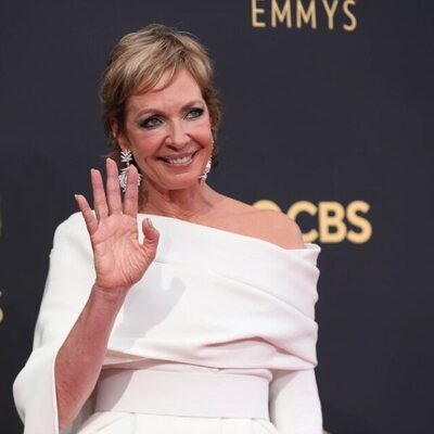 Allison Janney at the Emmy's 2021 red carpet