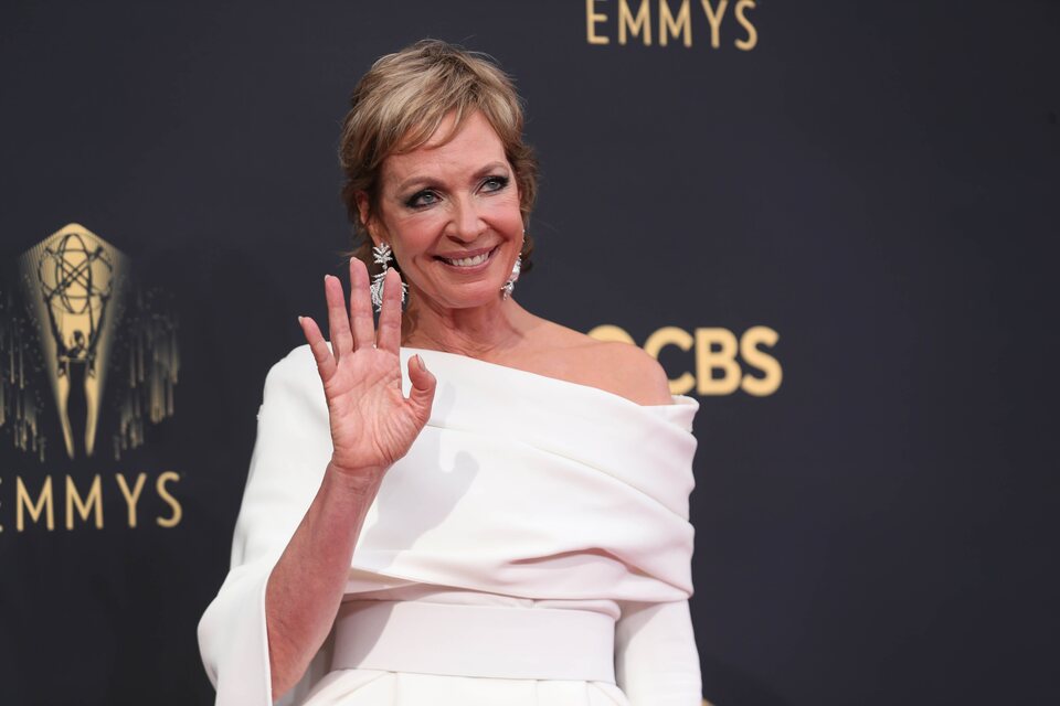 Allison Janney at the Emmy's 2021 red carpet