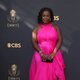 Uzo Aduba at the Emmy's 2021 red carpet