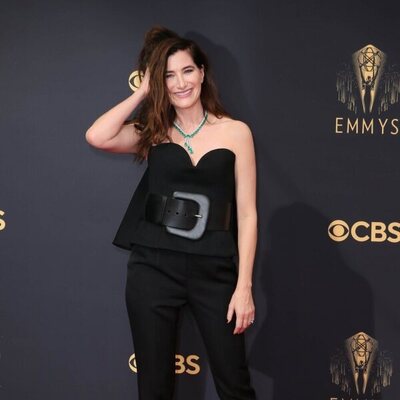 Kathryn Hahn at the Emmys 2021 red carpet