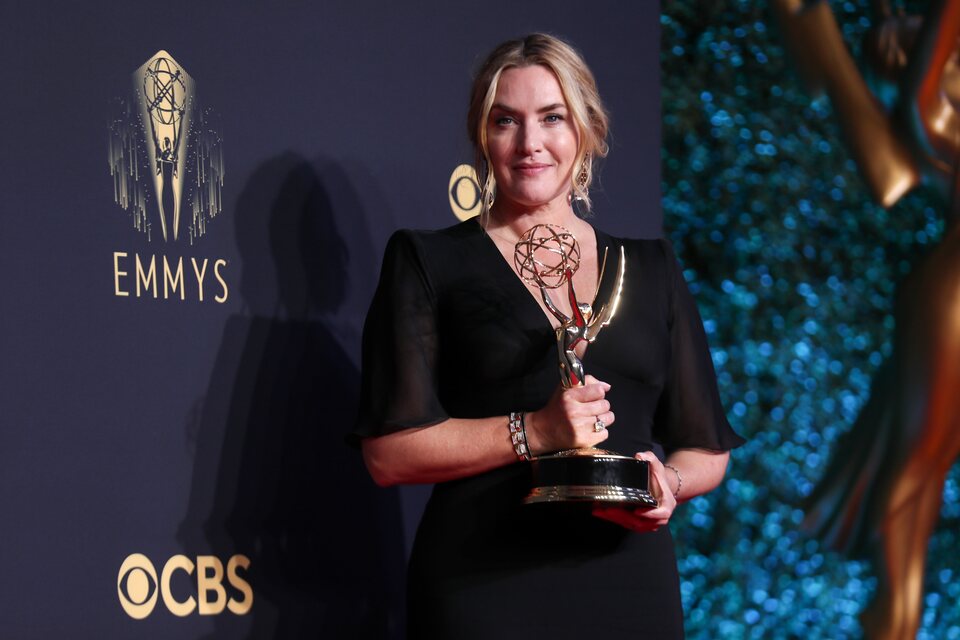 Kate Winslet, winner of the Emmy 2021 for best actress in a limited series