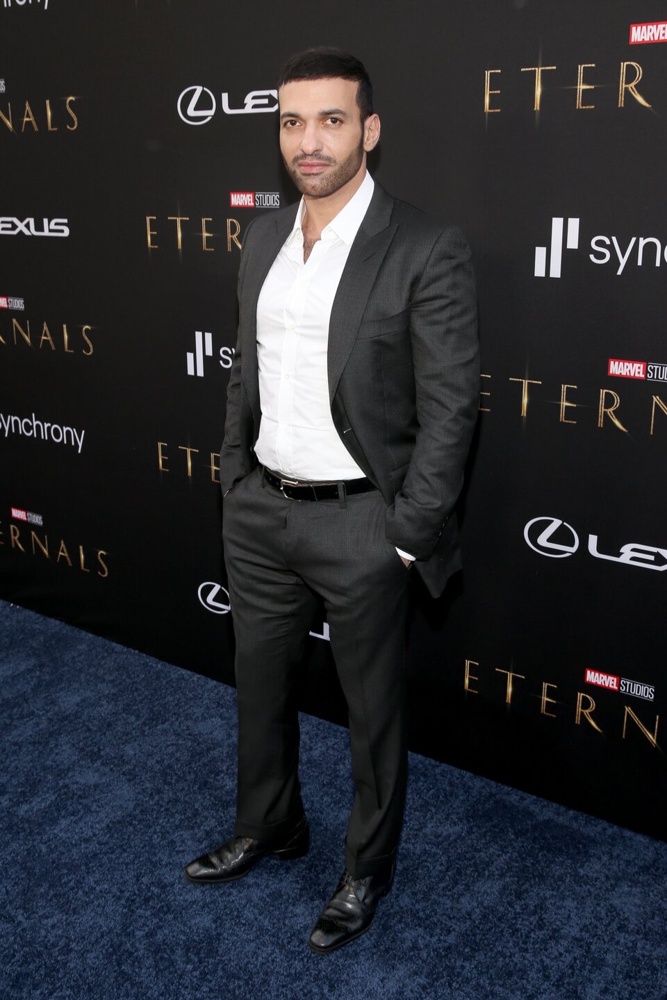 Haaz Sleiman at the 'Eternals' premiere