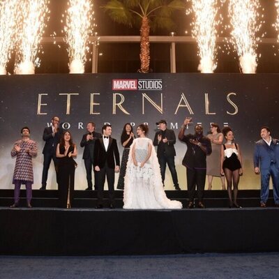 The stars of 'Eternals' at the world premiere