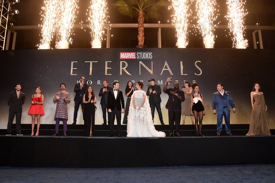 The stars of 'Eternals' at the world premiere