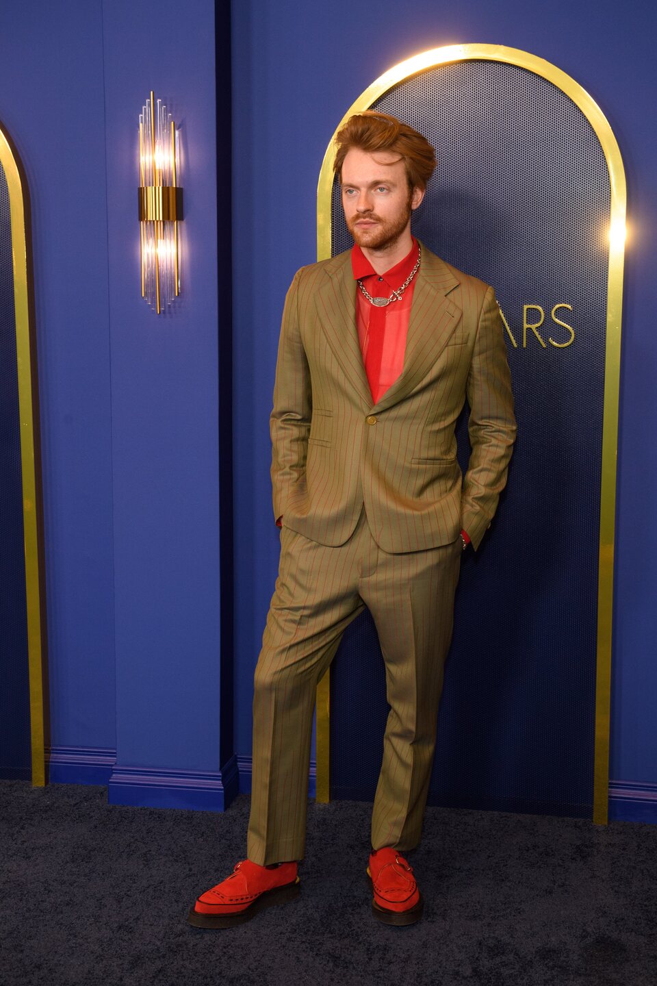 Finneas O'Connell at the Oscars 2022 nominees luncheon