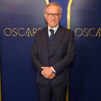 Steven Spielberg at the Oscars 2022 nominees luncheon