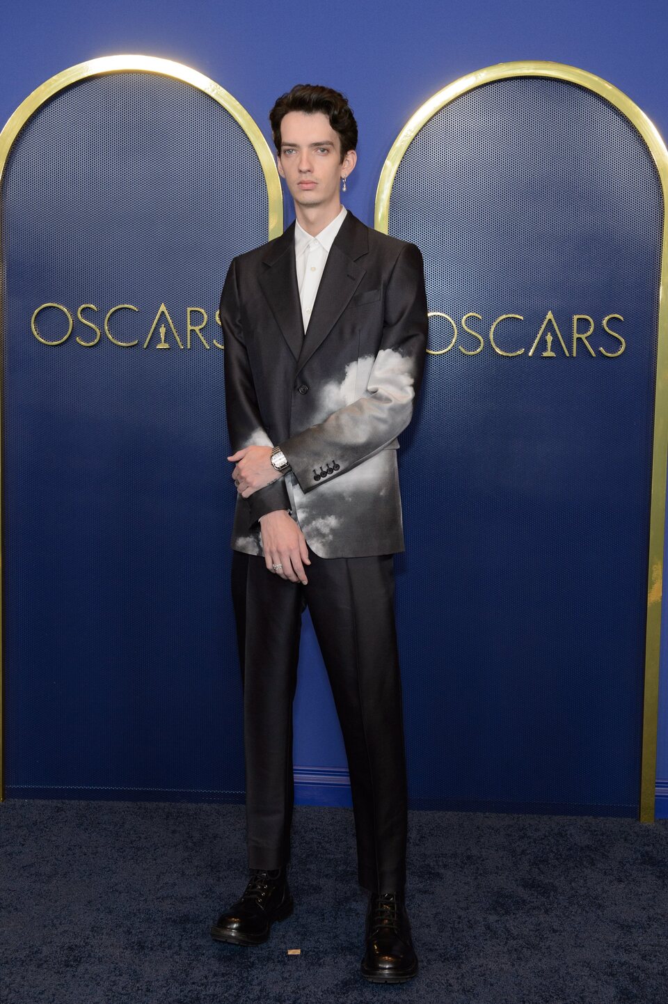 Kodi Smit-McPhee at the Oscars 2022 nominees luncheon