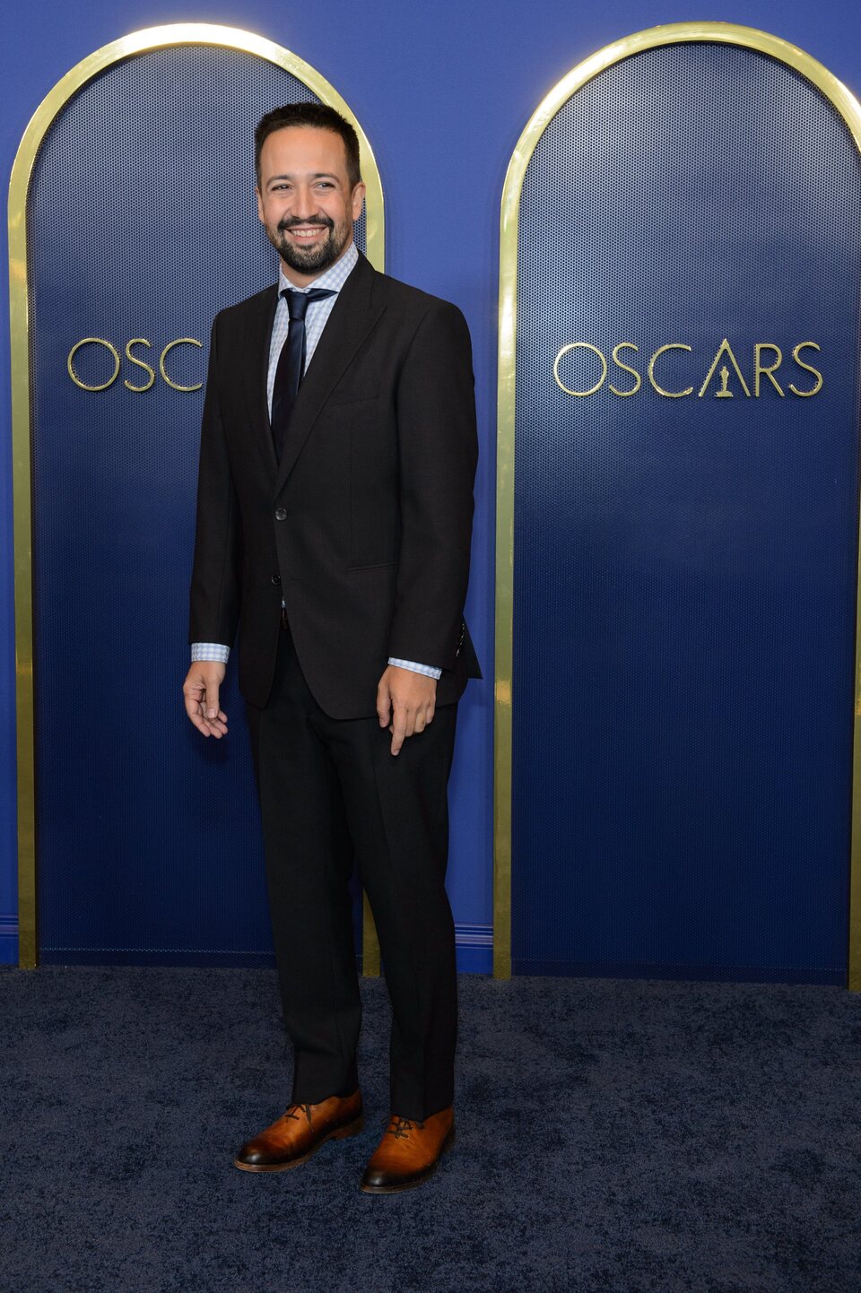 Lin-Manuel Miranda at the Oscars 2022 nominees luncheon