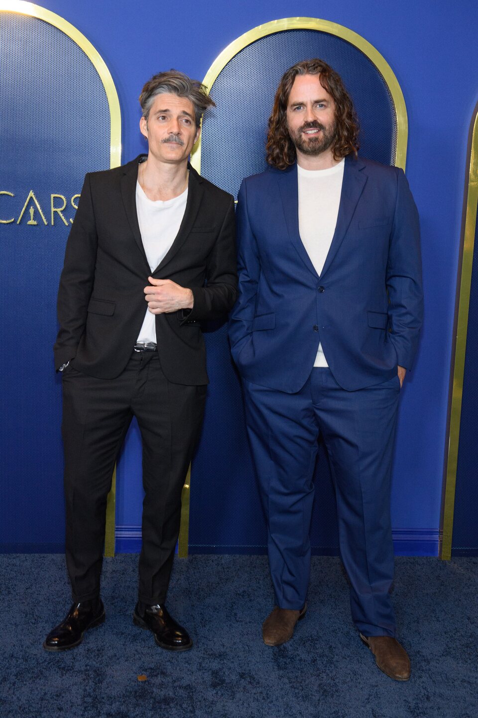 Alberto Mielgo and Leo Sánchez at the Oscars 2022 nominees luncheon