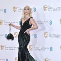 Lady Gaga at the BAFTAs 2022 red carpet