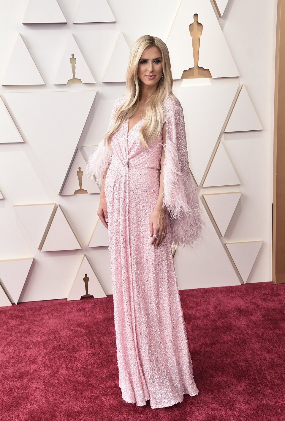 Nicky Hilton at the Oscars 2022 red carpet